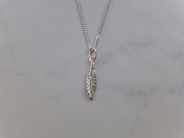 Sparkling 14k Rose Gold Feather Pendant With Micro Pave Diamonds and  Italian Chain - Etsy