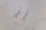 Swarovski Crystal Birthstone Drop Earrings (Multiple Colours) - Sterling Silver - Wedding Jewellery